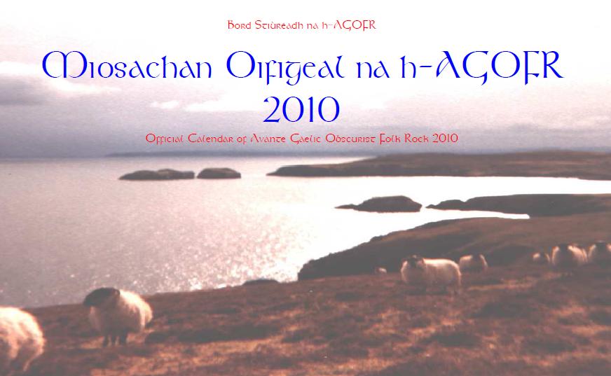 Miosachan Oifigeal na h-AGOFR 2010