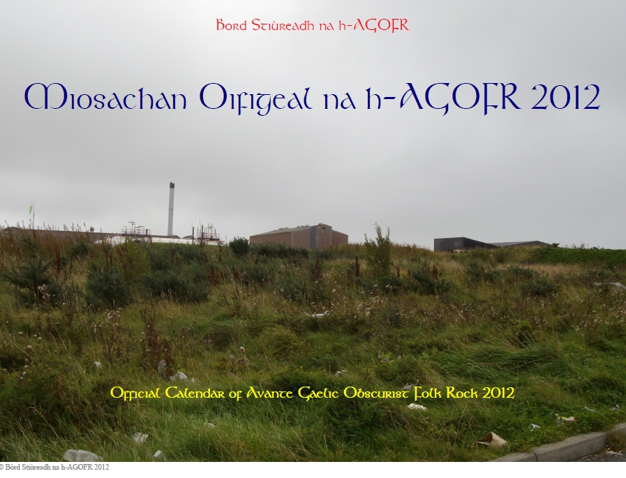 AGOFR Calendar 2012