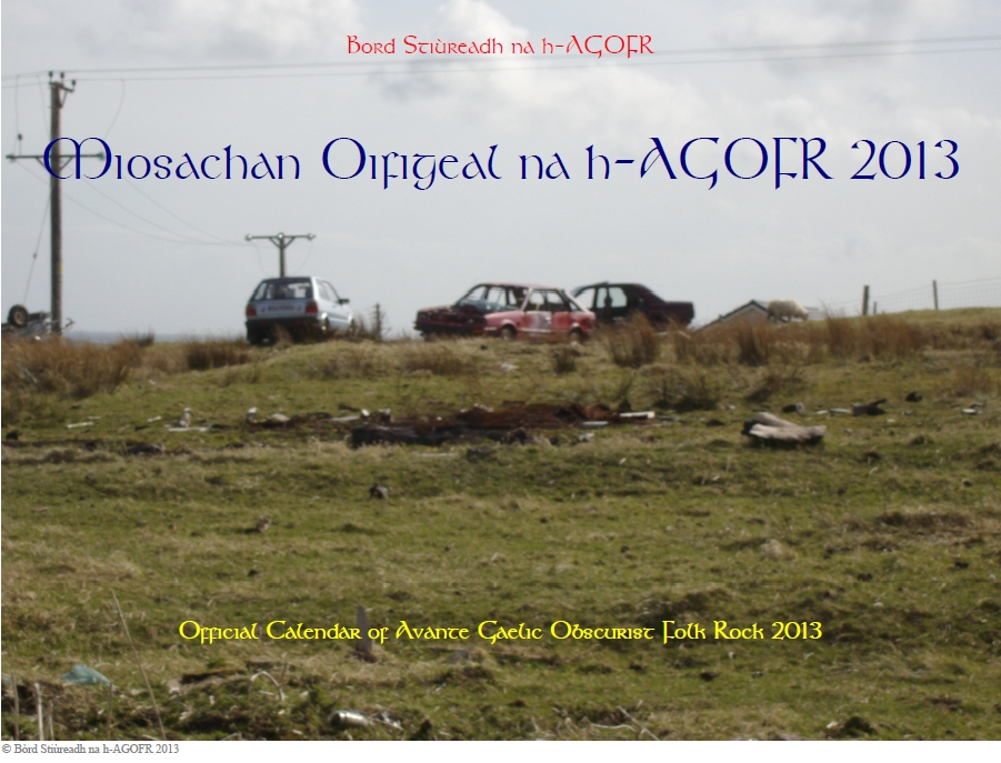 AGOFR Calendar 2013